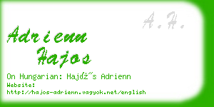 adrienn hajos business card